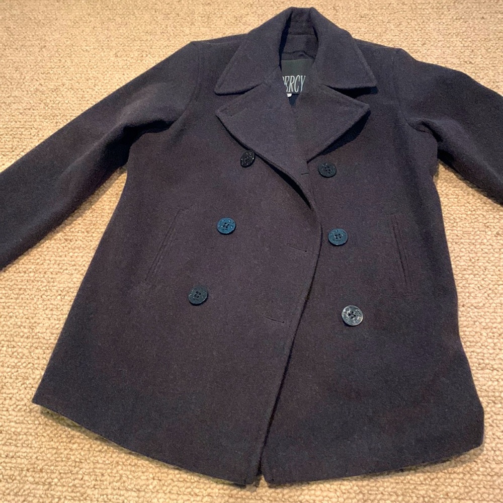 J PERCY Ladies wool pea coat